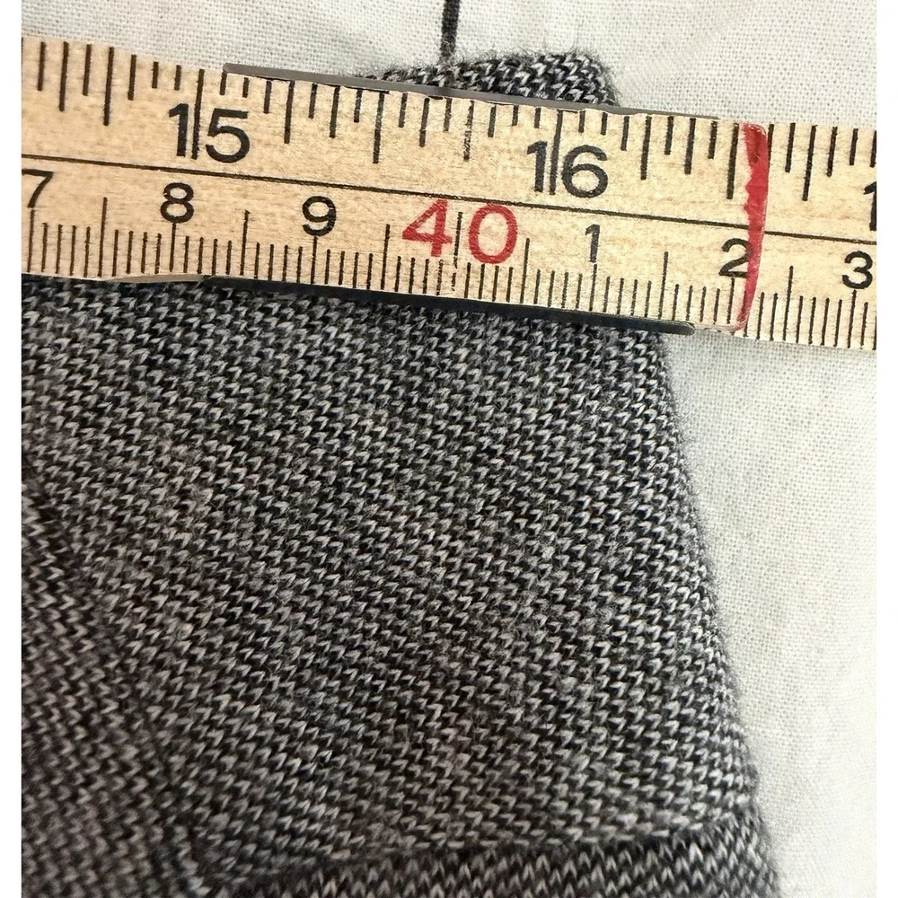 Ann Taylor Loft Curvy Straight & Pencil Skirt Women's Size 12T Gray Back Slit
